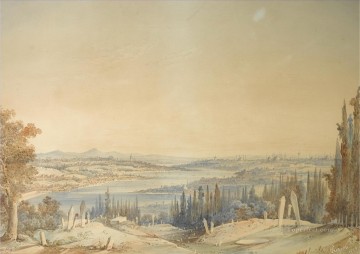  Amadeo Works - View of Constantinople from Eyup Amadeo Preziosi Neoclassicism Romanticism